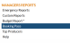 Managers Reports section of the Reports Menu with Booking Pace command selected, NEW look for Skyware